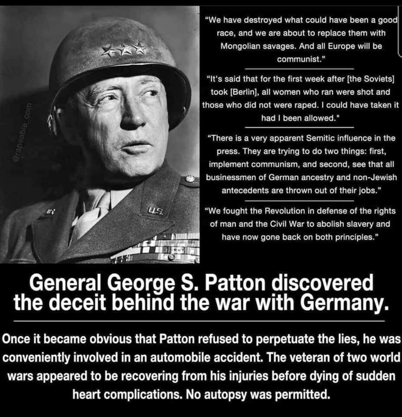 What General Patton Discovered
