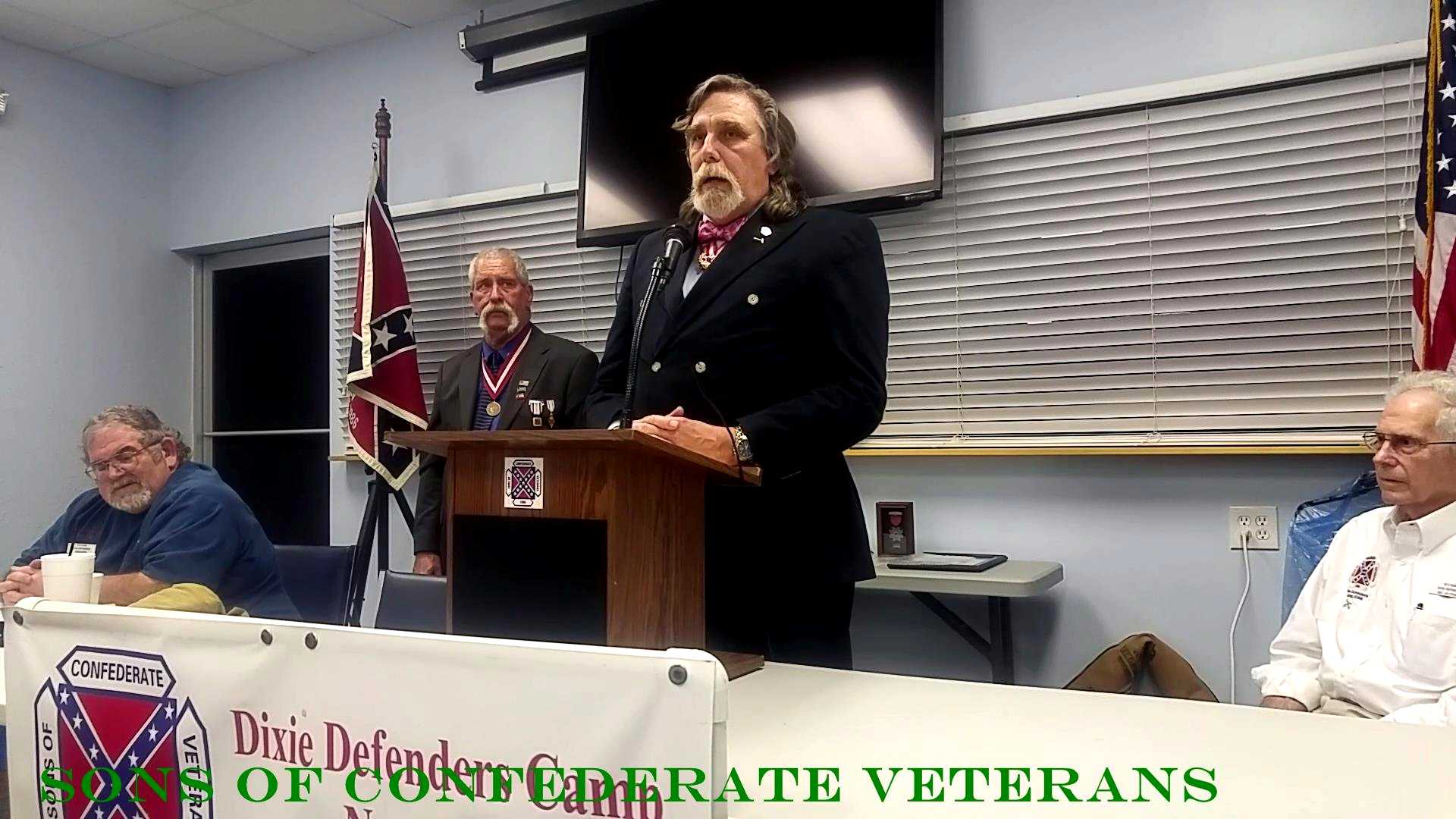 Commander Gramling at Dixie Defenders Feb 25, 2020, Blue-Lives-Matter