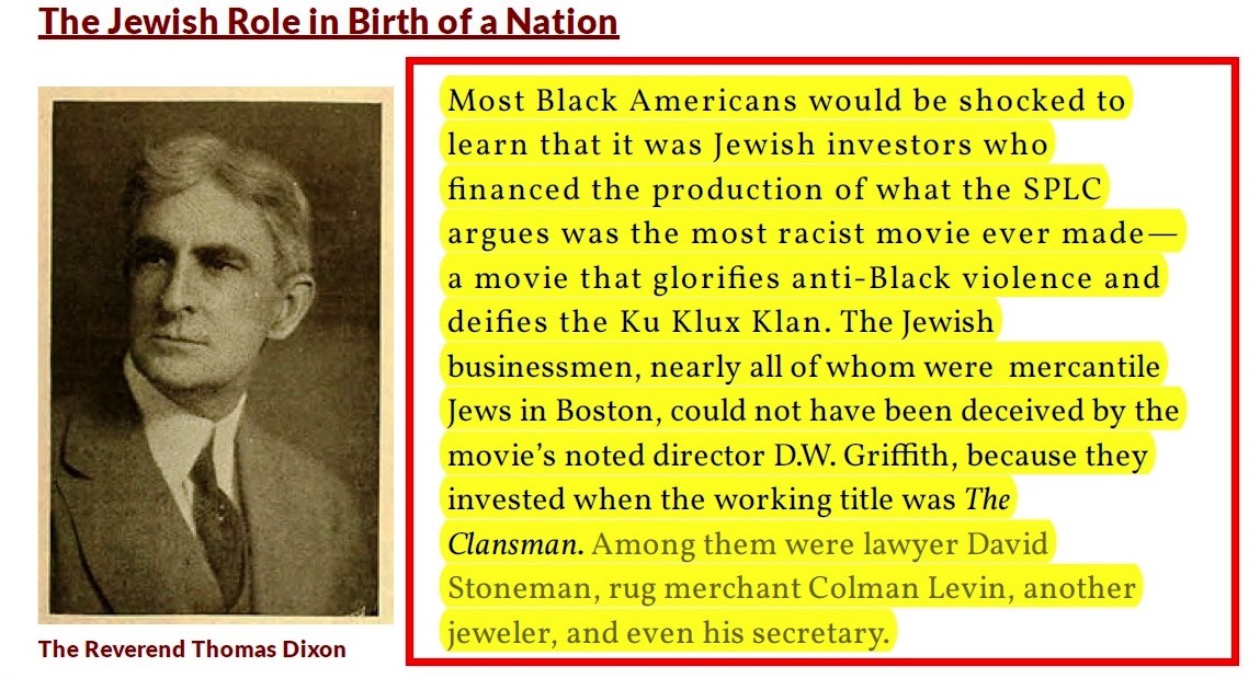 Jewish Role in the Birth of the 2nd KKK Jewish Role in the Birth of the 2nd KKK